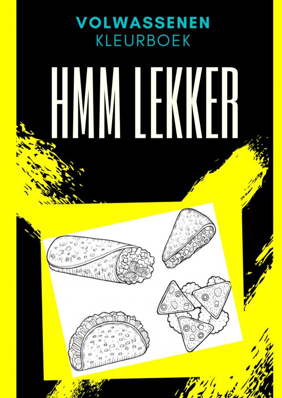 Omslag van Volwassenen kleurboek : Hmm Lekker