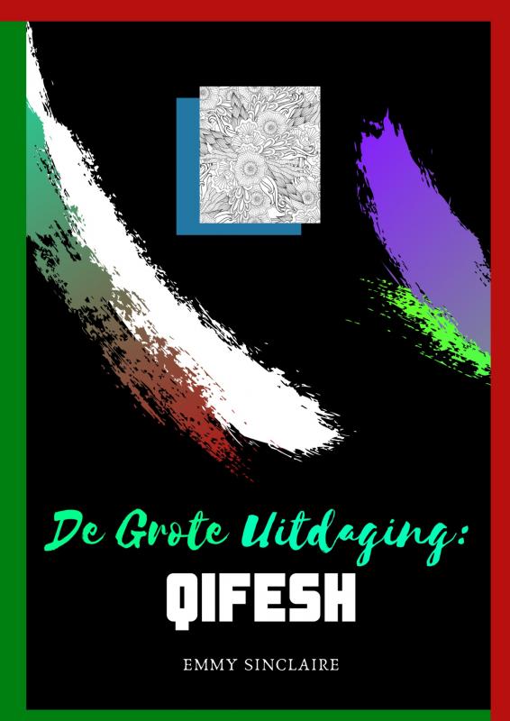 Omslag van Volwassenen kleurboek De Grote Uitdaging : QIFESH