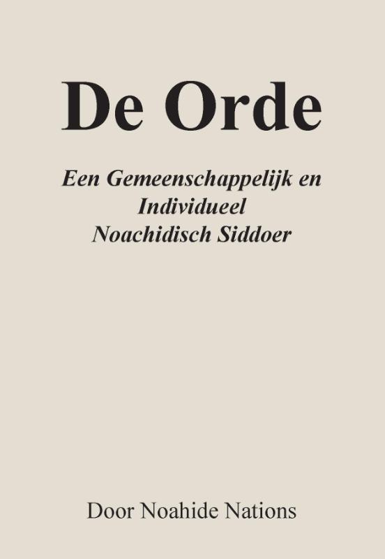 Omslag van De Orde