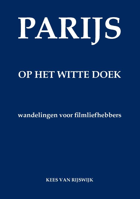 Omslag van Parijs op het witte doek