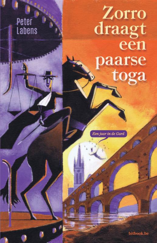 Omslag van Zorro draagt een paarse toga