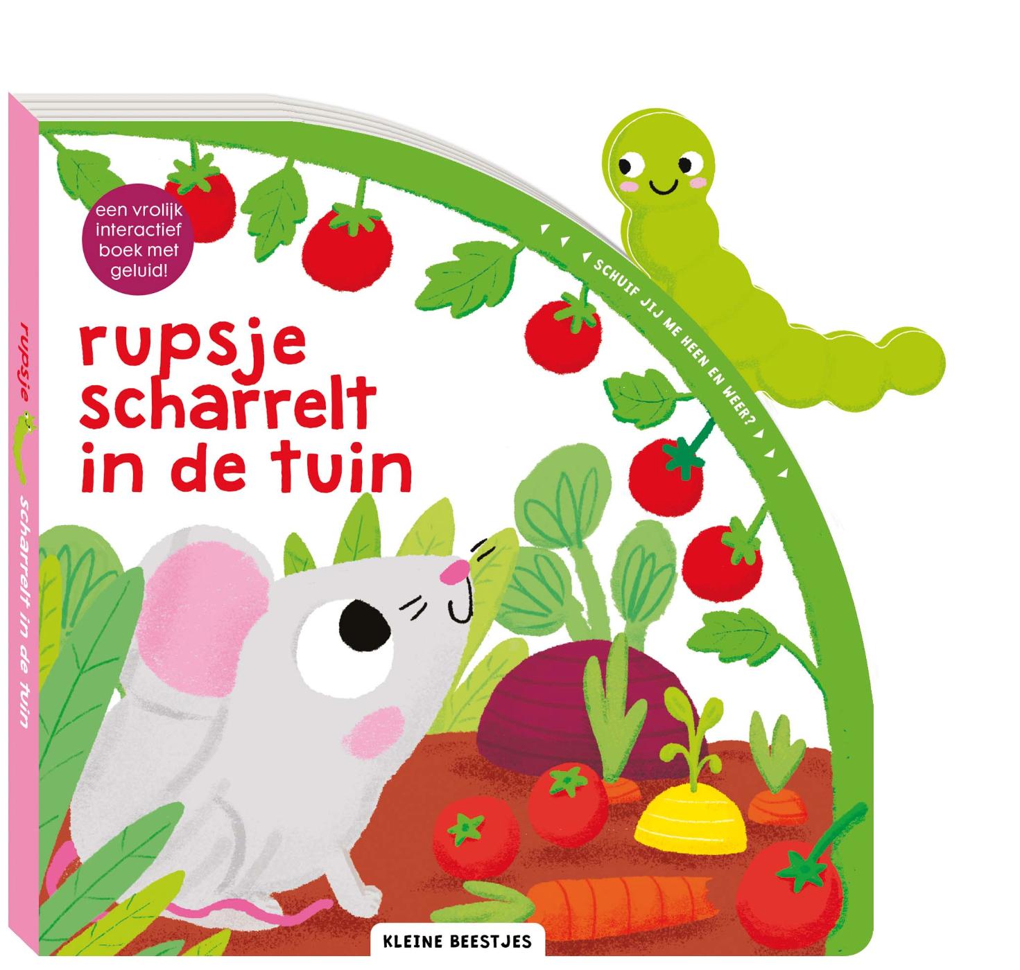 Omslag van Rupsje scharrelt in de tuin