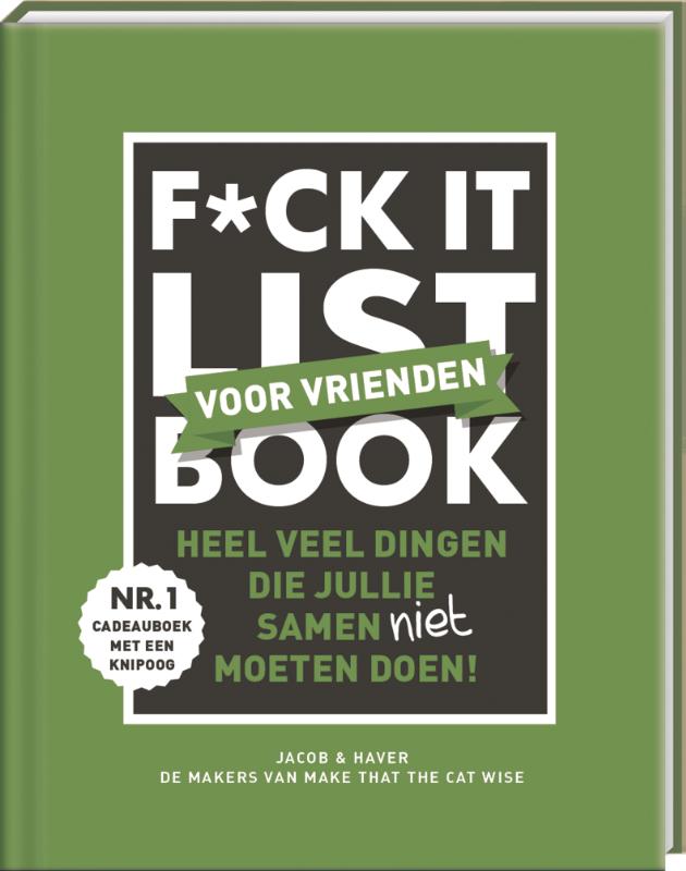 Omslag van F*ck it list book voor vrienden