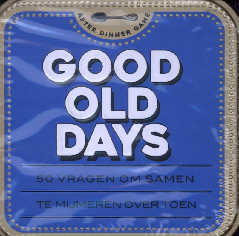 Omslag van After dinner games - Good old days