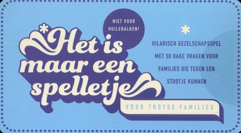 Omslag van Het is maar een spelletje - Voor trotse families
