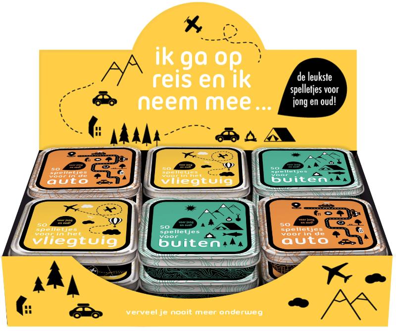 Omslag van Display 50 spelletjes voor op reis - 3T x 4ex.