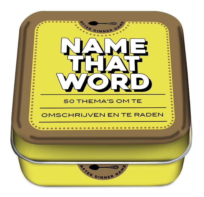 Omslag van After dinner games - Name that Word!