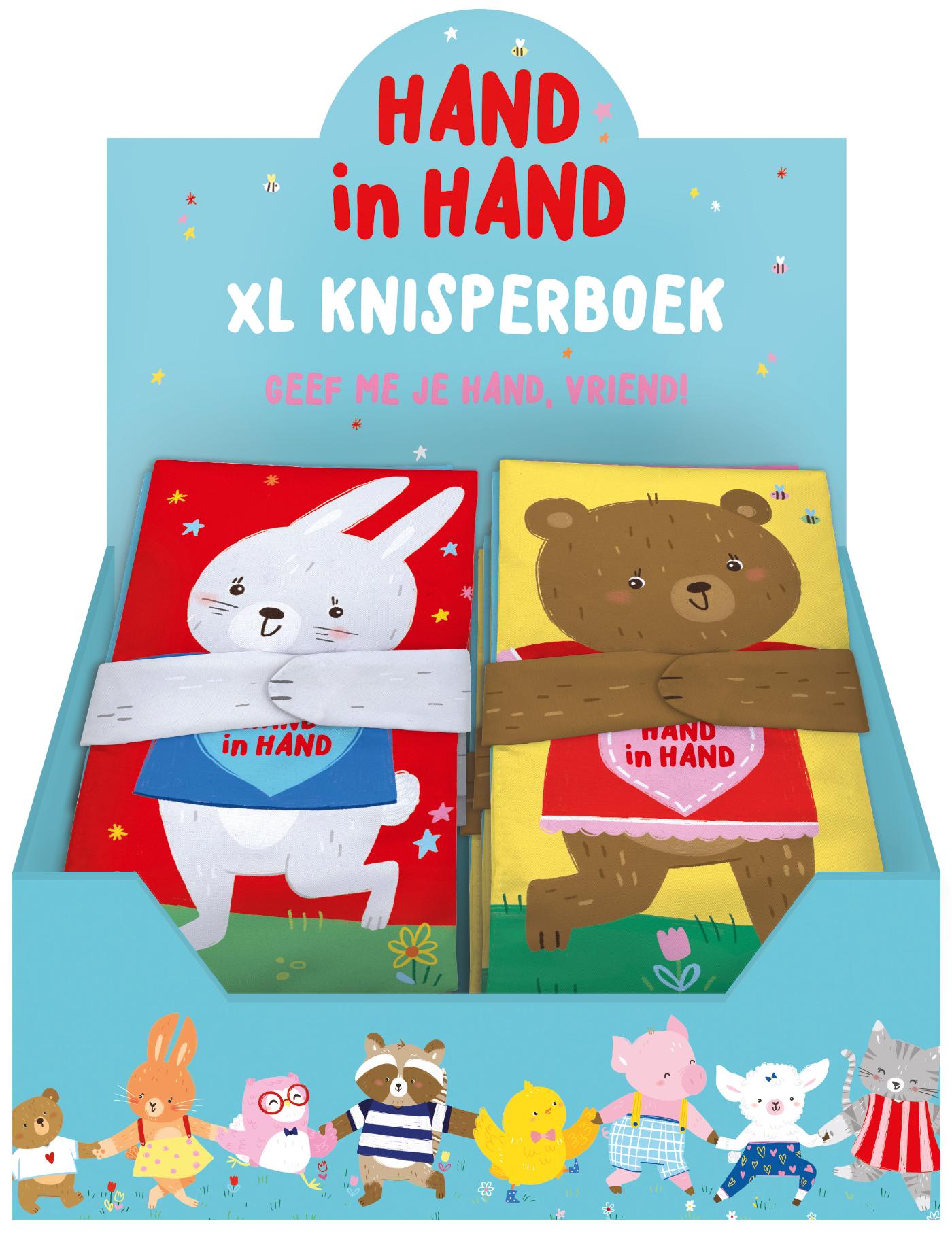 Omslag van Display Hand in hand Knisperboek - 2T x 5 ex.