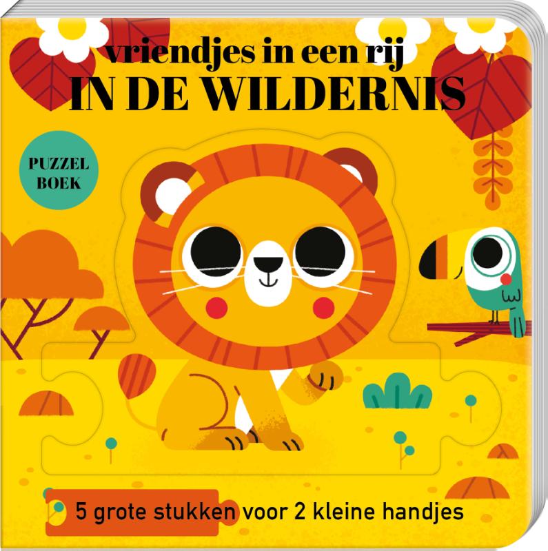 Omslag van Puzzelboek In een rij - In de wildernis