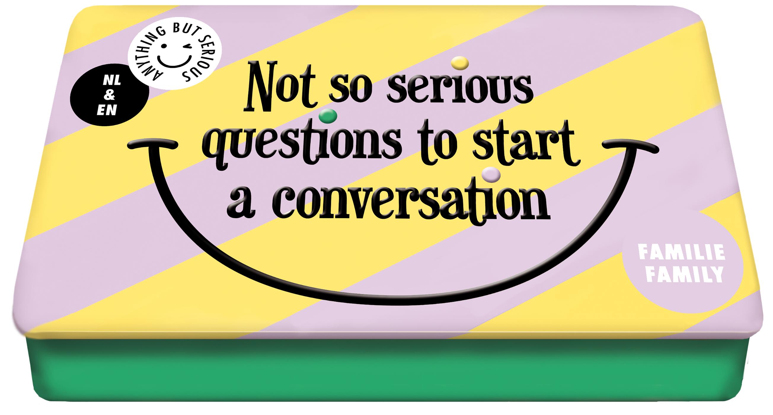Omslag van Not so serious questions Familie