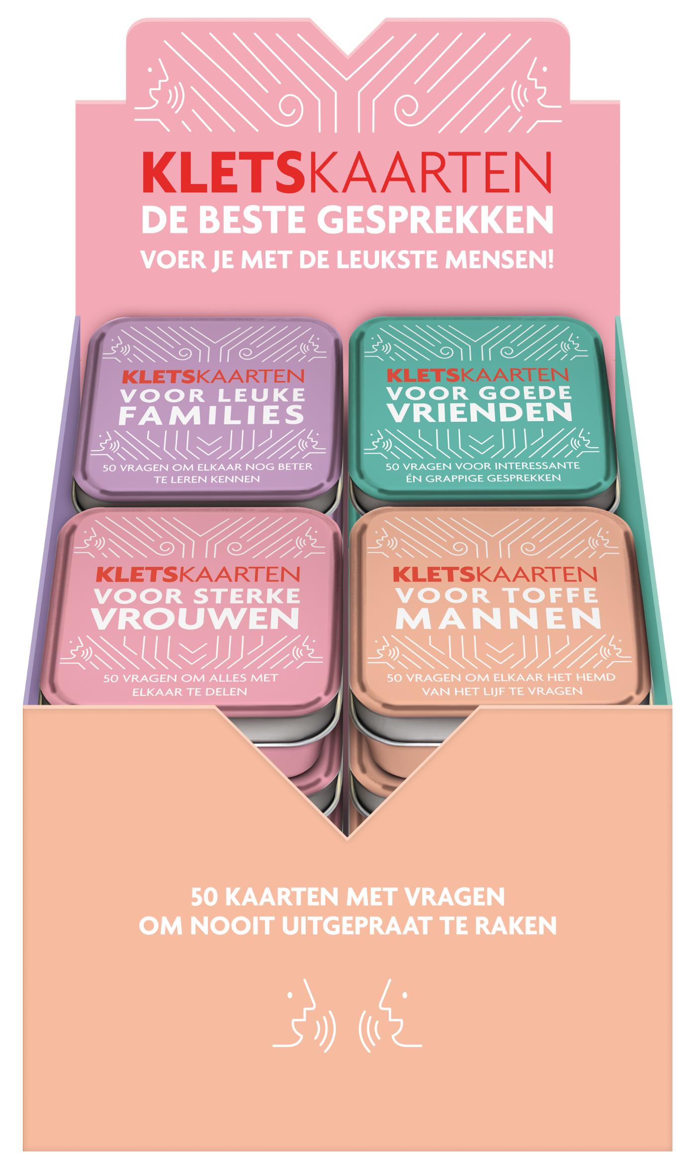 Omslag van Display kletskaarten - 4 x 4 ex.