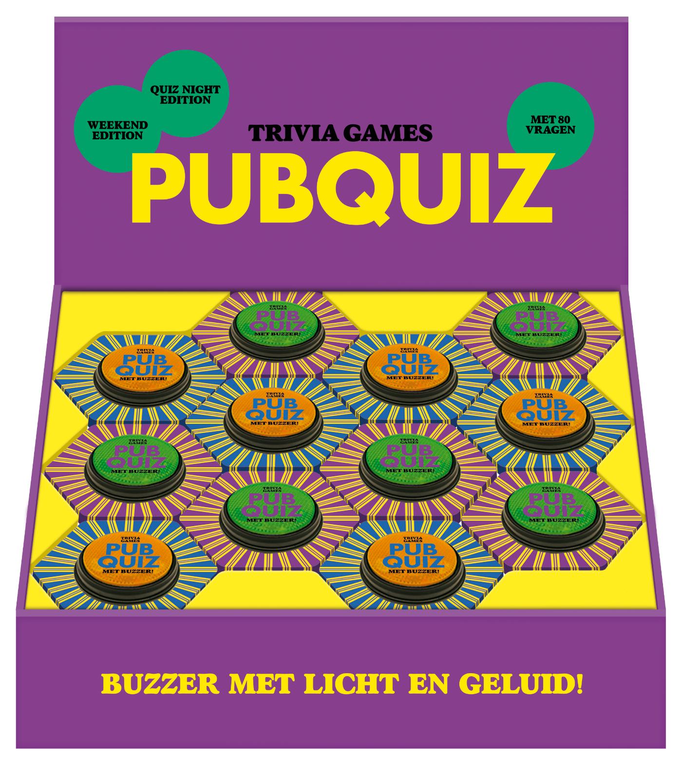 Omslag van Display Pubquiz met buzzer 2T x 6E