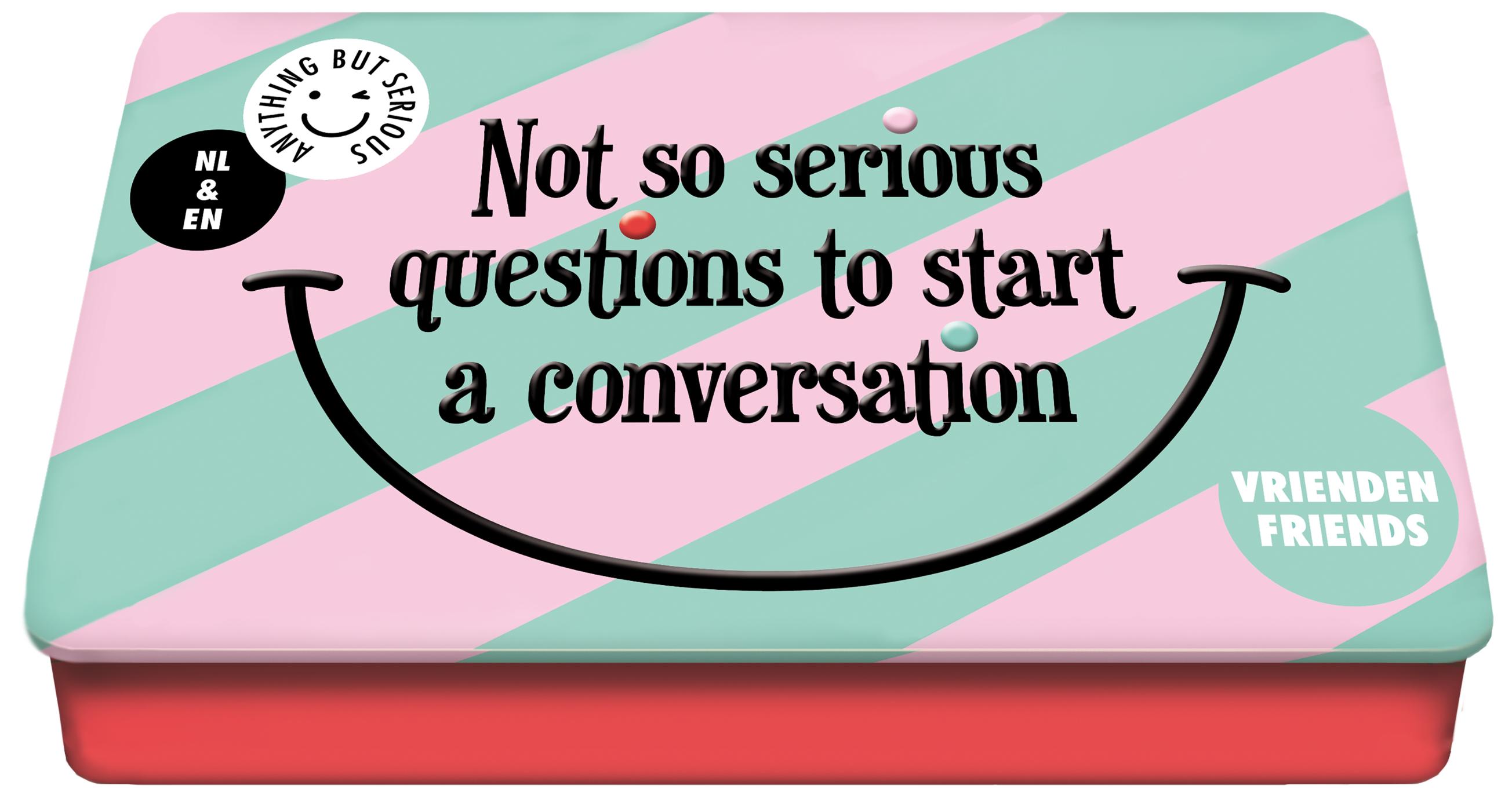 Omslag van Not so serious questions - Vrienden