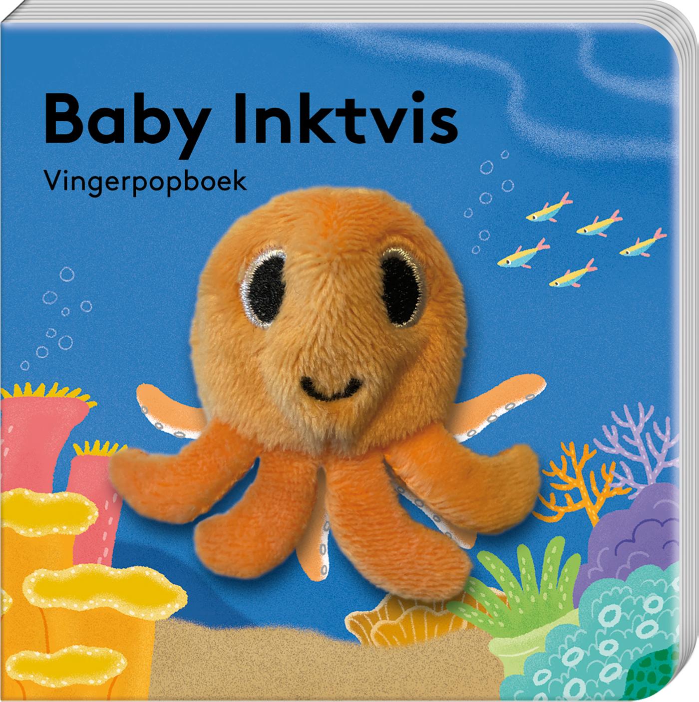 Omslag van Vingerpopboekje Baby Inktvis