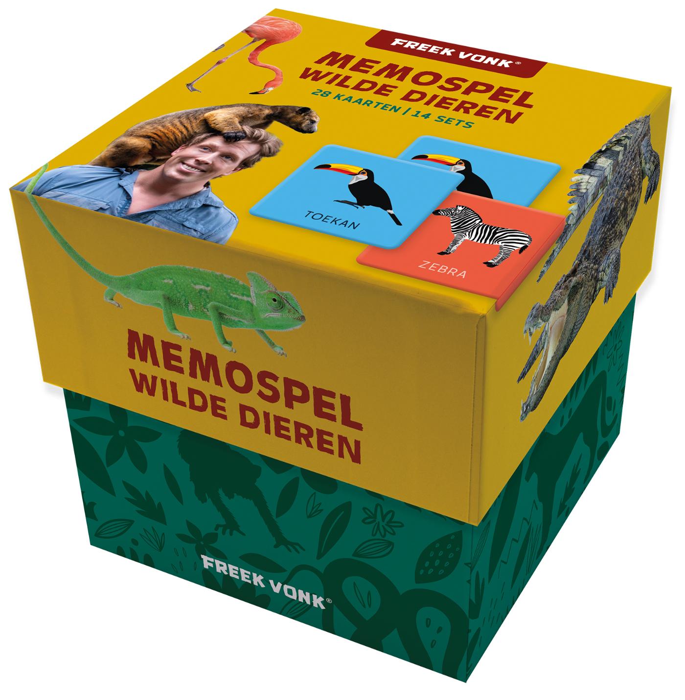 Omslag van Memospel wilde dieren
