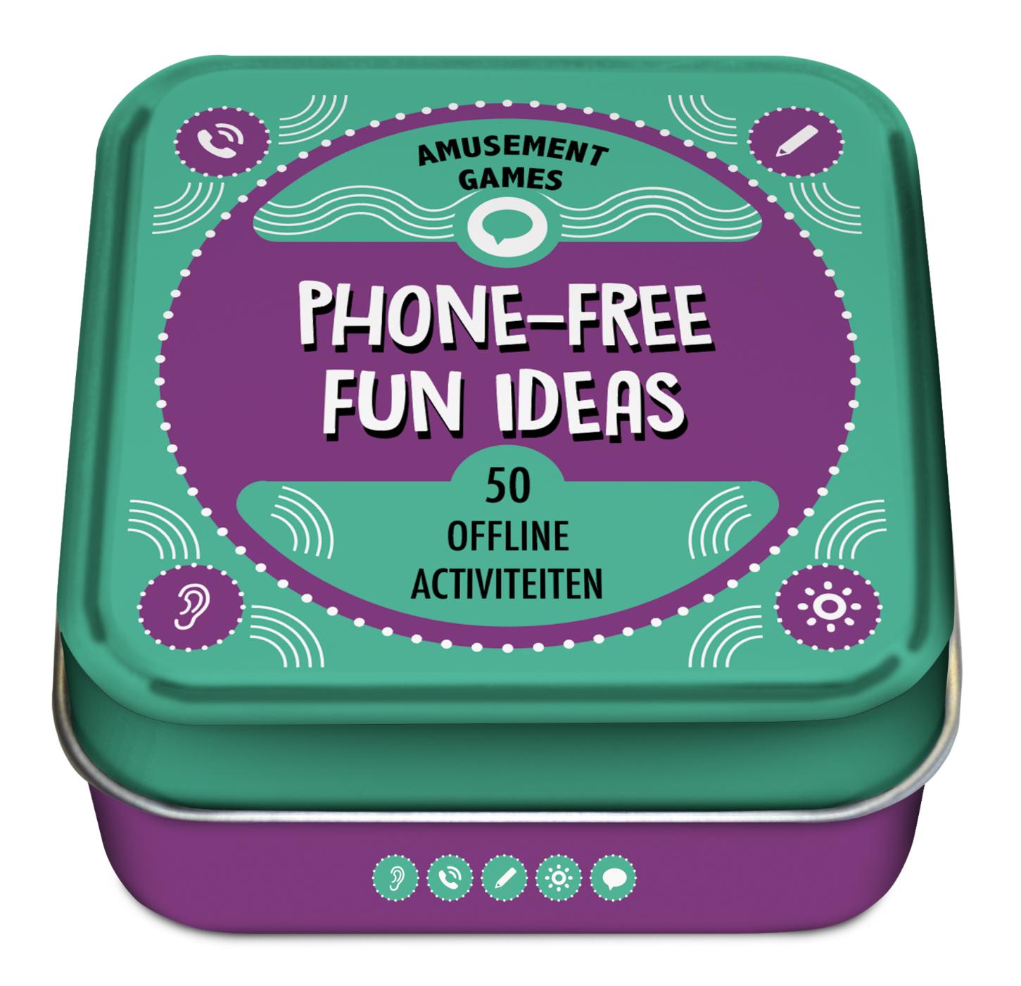 Omslag van Amusement games - Phone-free fun ideas
