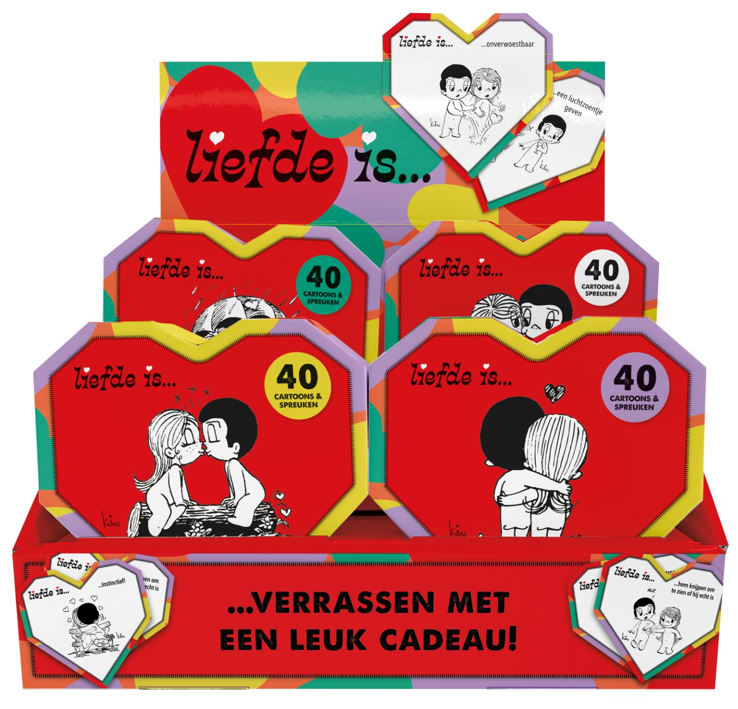 Omslag van Display Liefde is… hartendoosjes 4 x 3 ex.