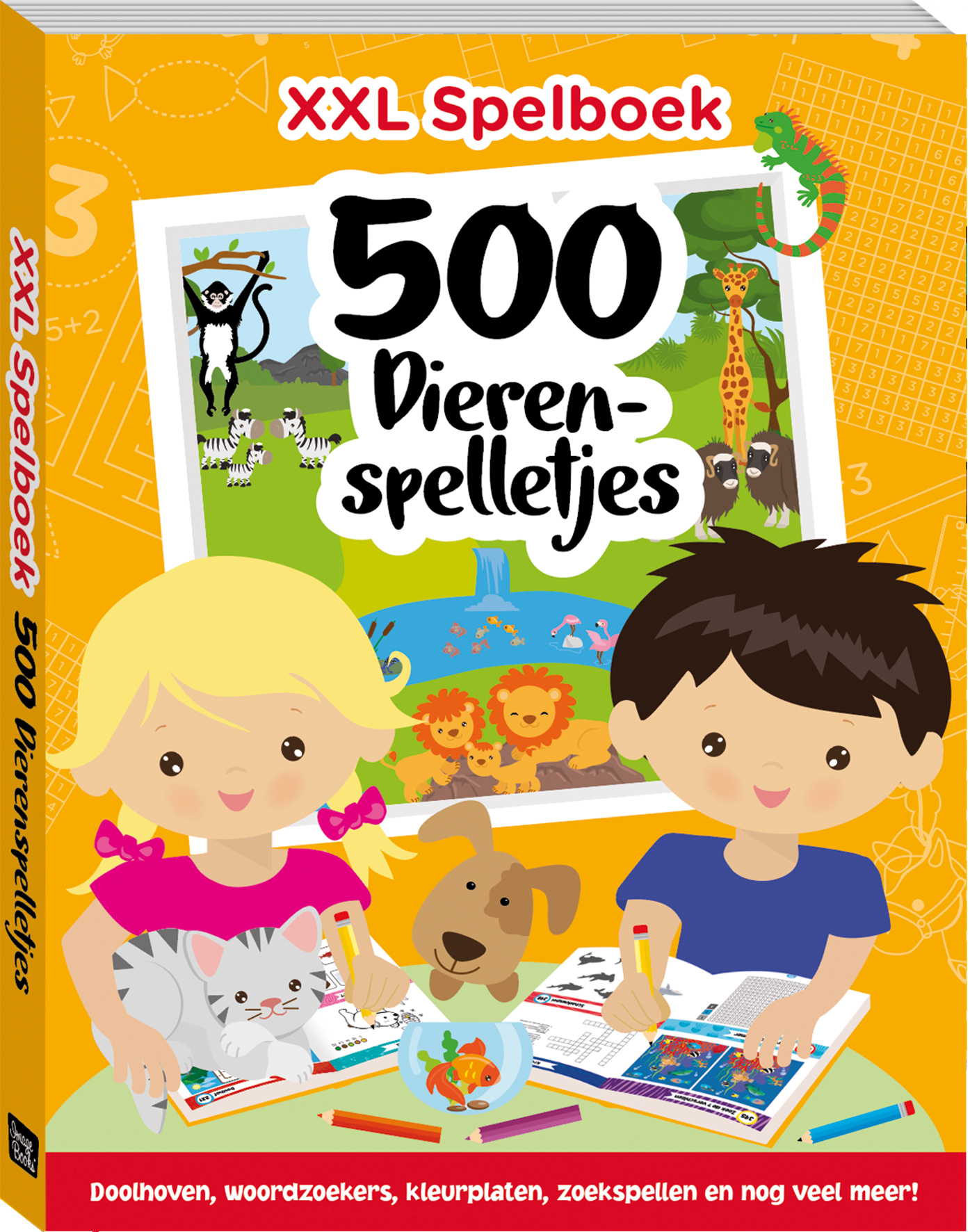 Omslag van XXL Spelboek - 500 Dierenspelletjes