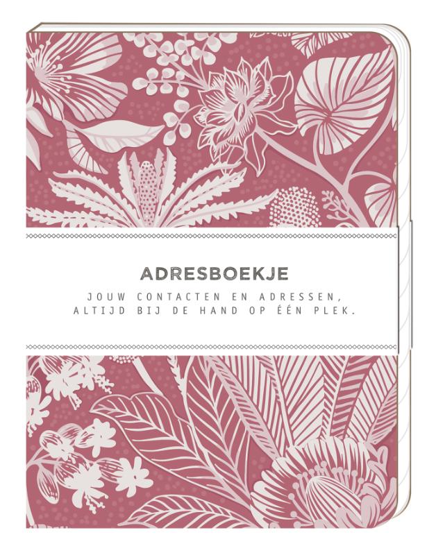 Omslag van Adresboekje - Tropical Pink