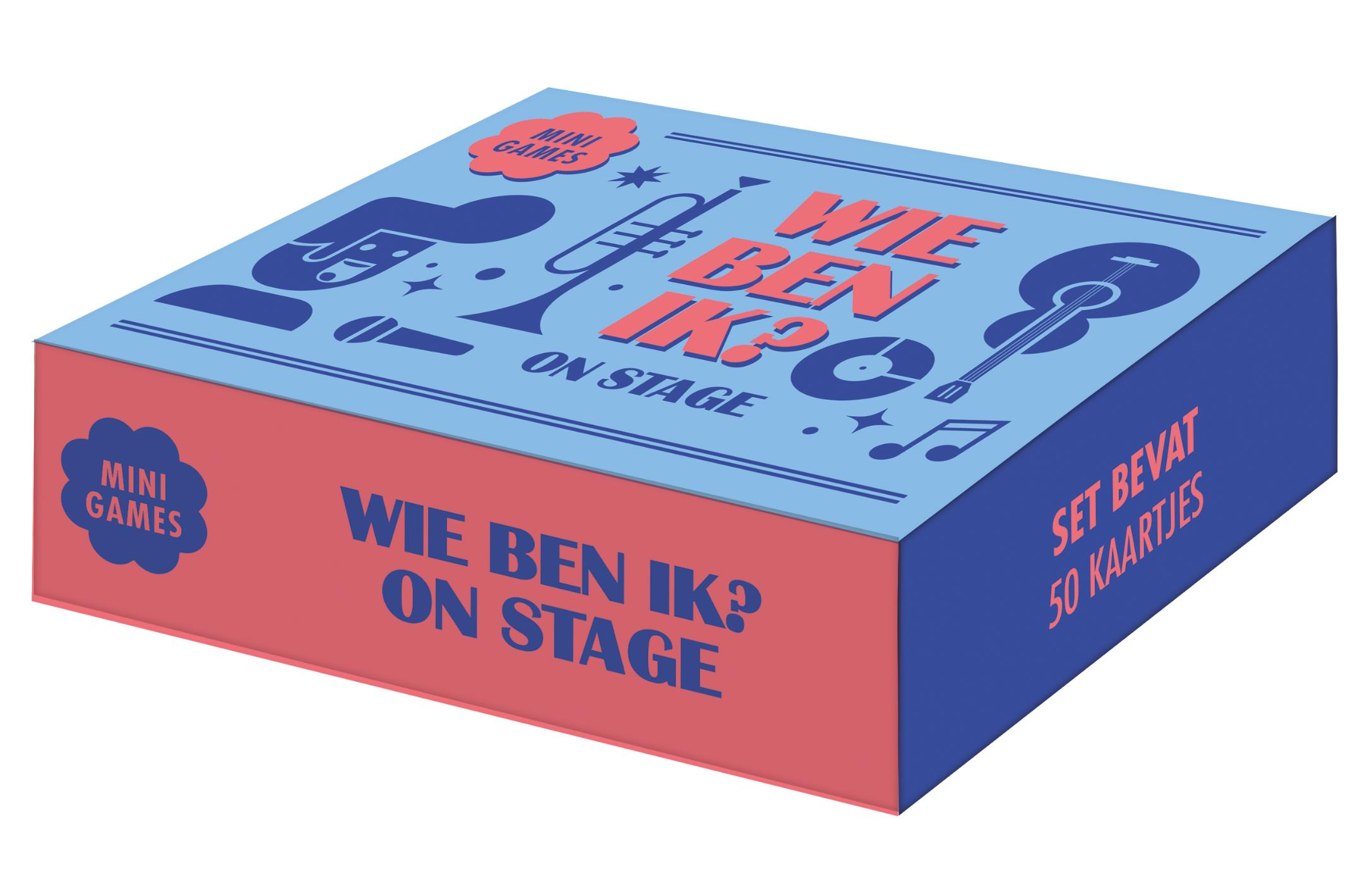 Omslag van Mini game - Wie ben ik? On stage