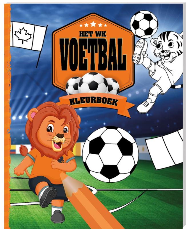 Omslag van WK Voetbal 2026 - Kleurboek