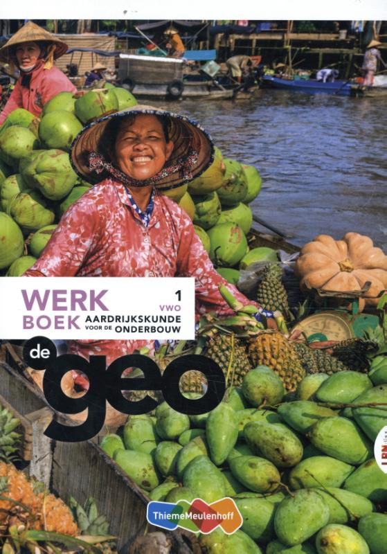 Omslag van De Geo LRN-line in Learnbeat + boek 1 vwo + basisboek