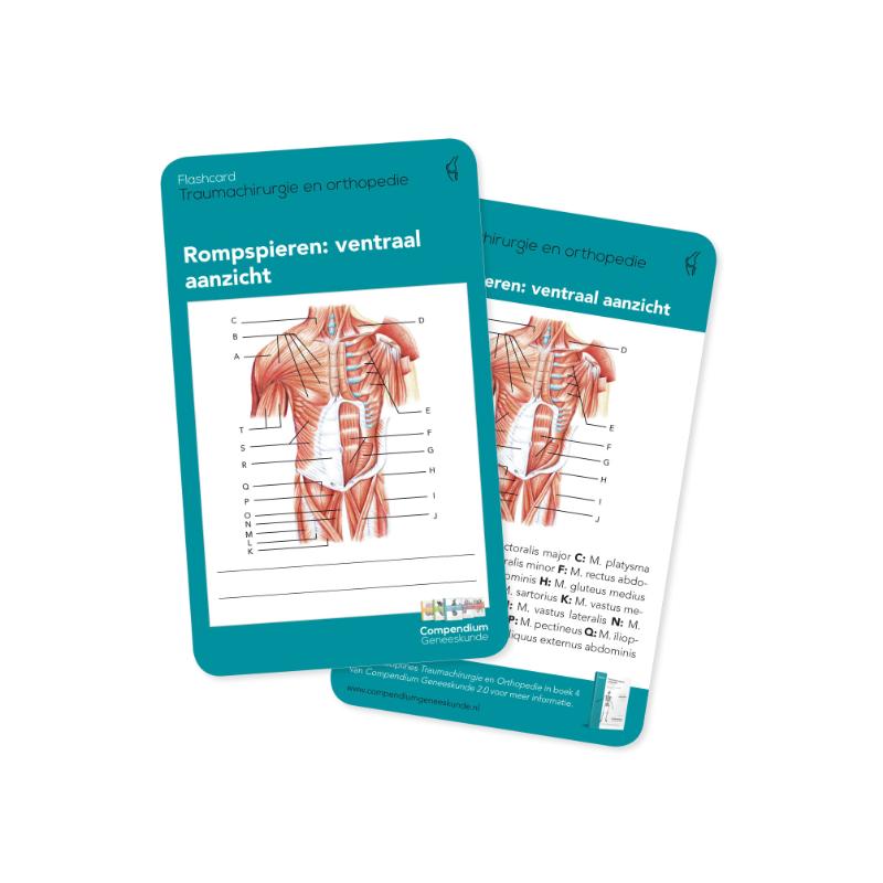 Omslag van Flashcards Traumachirurgie & Orthopedie