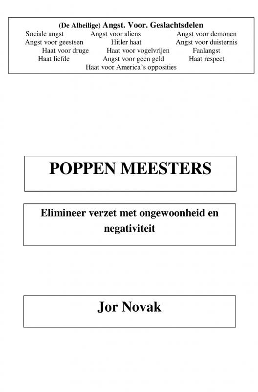 Omslag van POPPEN MEESTERS