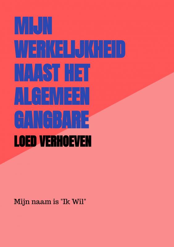 Omslag van Mijn werkelijkheid naast het algemeen gangbare wereldbeeld