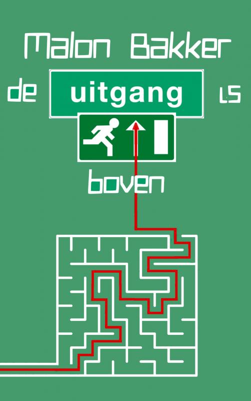 Omslag van De uitgang is boven.