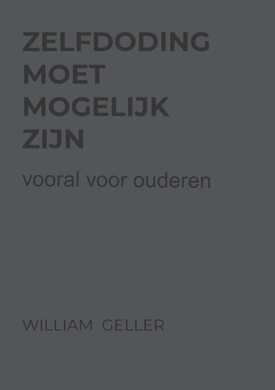 Omslag van Zelfdoding moet mogelijk zijn
