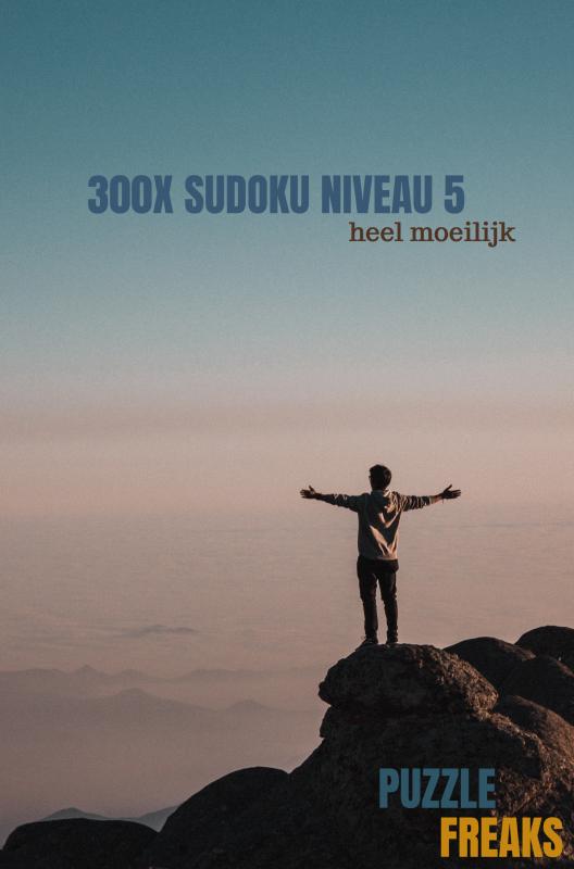 Omslag van 300x SUDOKU NIVEAU 5