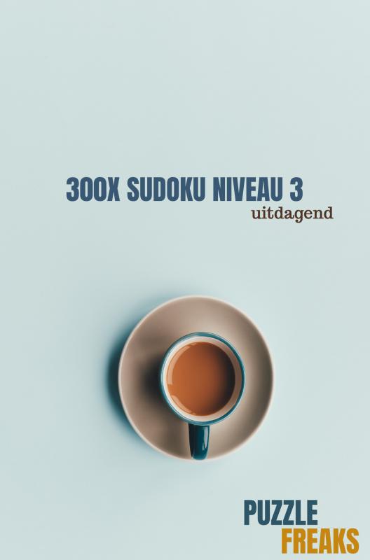 Omslag van 300x SUDOKU NIVEAU 3