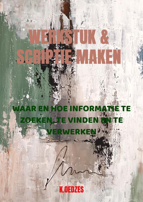 Omslag van Werkstuk & scriptie maken