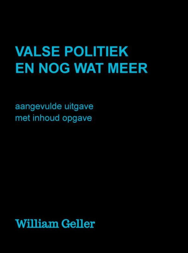 Omslag van Valse Politiek en nog wat meer