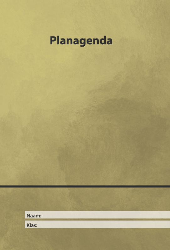 Omslag van planagenda