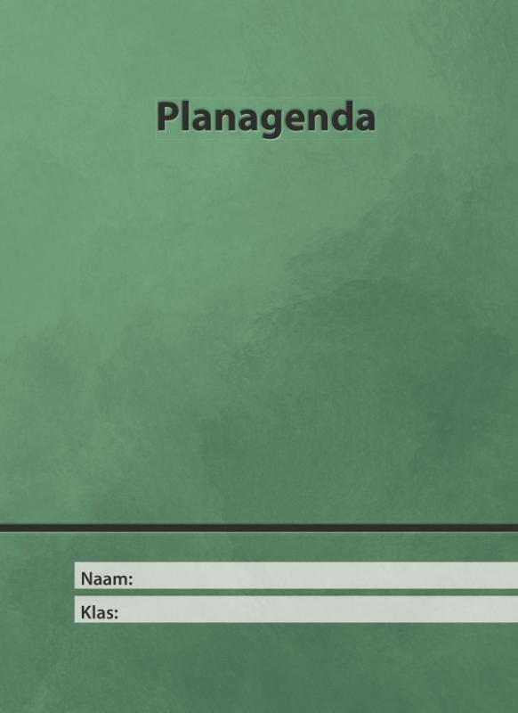 Omslag van planagenda