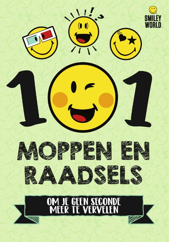 Omslag van 101 Moppen en raadsels om je geen seconde meer te vervelen