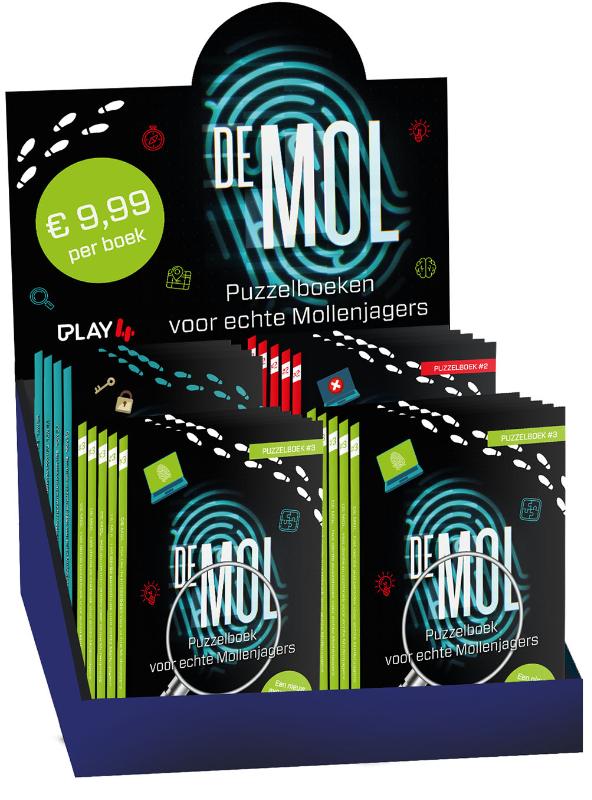 Omslag van De Mol Puzzelboek 3 Doosdisplay