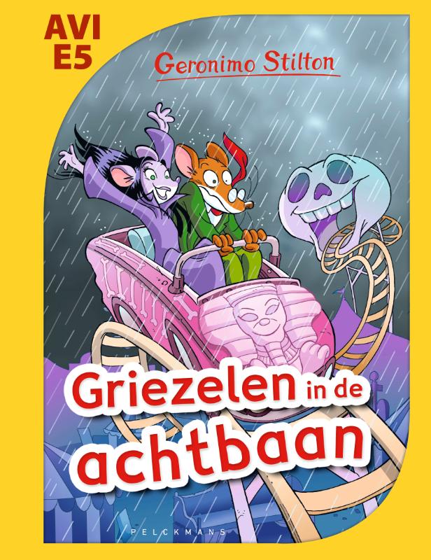 Omslag van Griezelen in de achtbaan