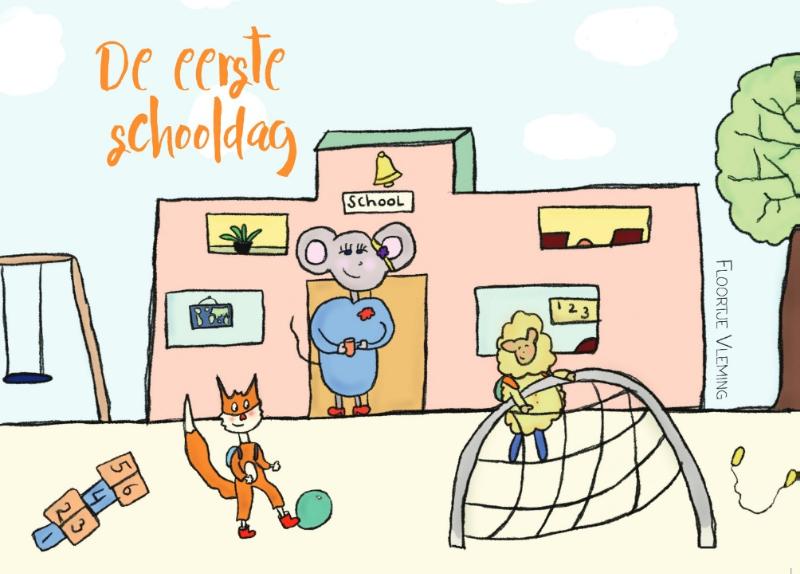 Omslag van De eerste schooldag