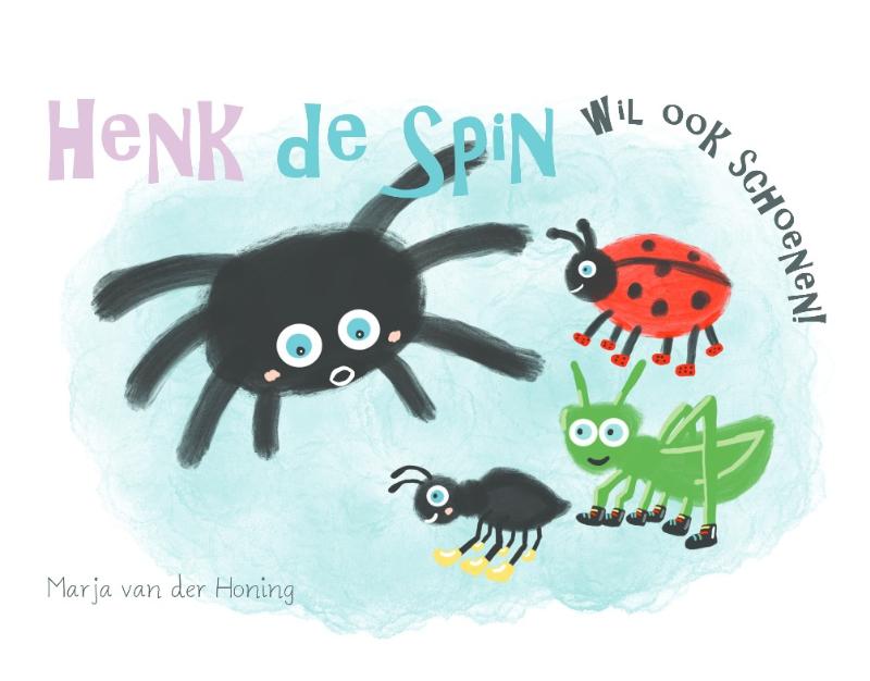 Omslag van Henk de spin wil ook schoenen!