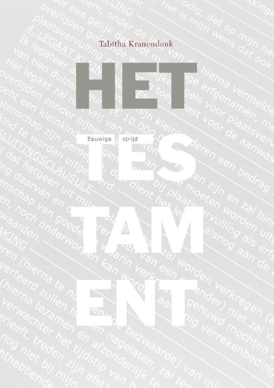 Omslag van Het testament
