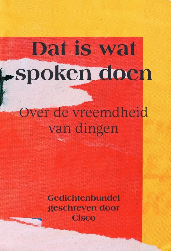 Omslag van Dat is wat spoken doen
