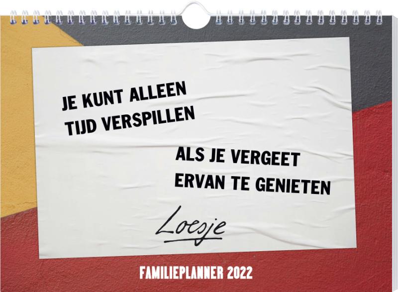Omslag van Loesje familieplanner - 2022