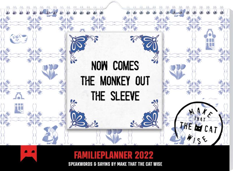 Omslag van Make That The Cat Wise familieplanner- 2022