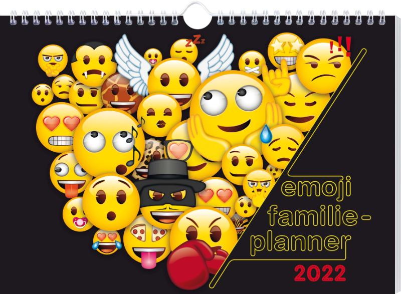 Omslag van Emoji familieplanner - 2022