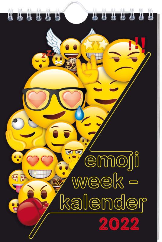 Omslag van Emoji weekkalender - 2022