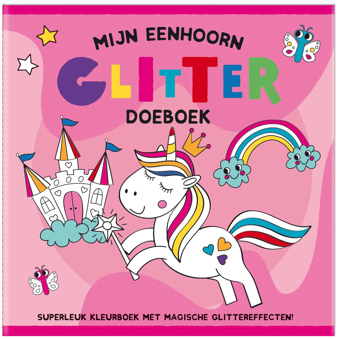 Omslag van Glitter Doeboek - Mijn Eenhoorn