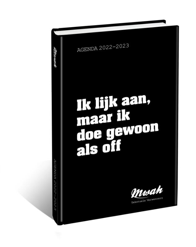Omslag van Mwah - Studieagenda - 2022 -2023